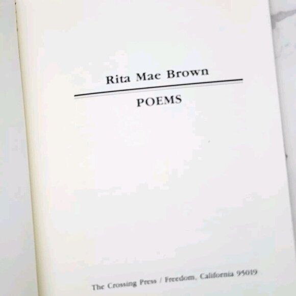 Poems RITA MAE BROWN The Hand That Cradles The Rock & Songs to a Handsome Woman - Picture 3 of 8
